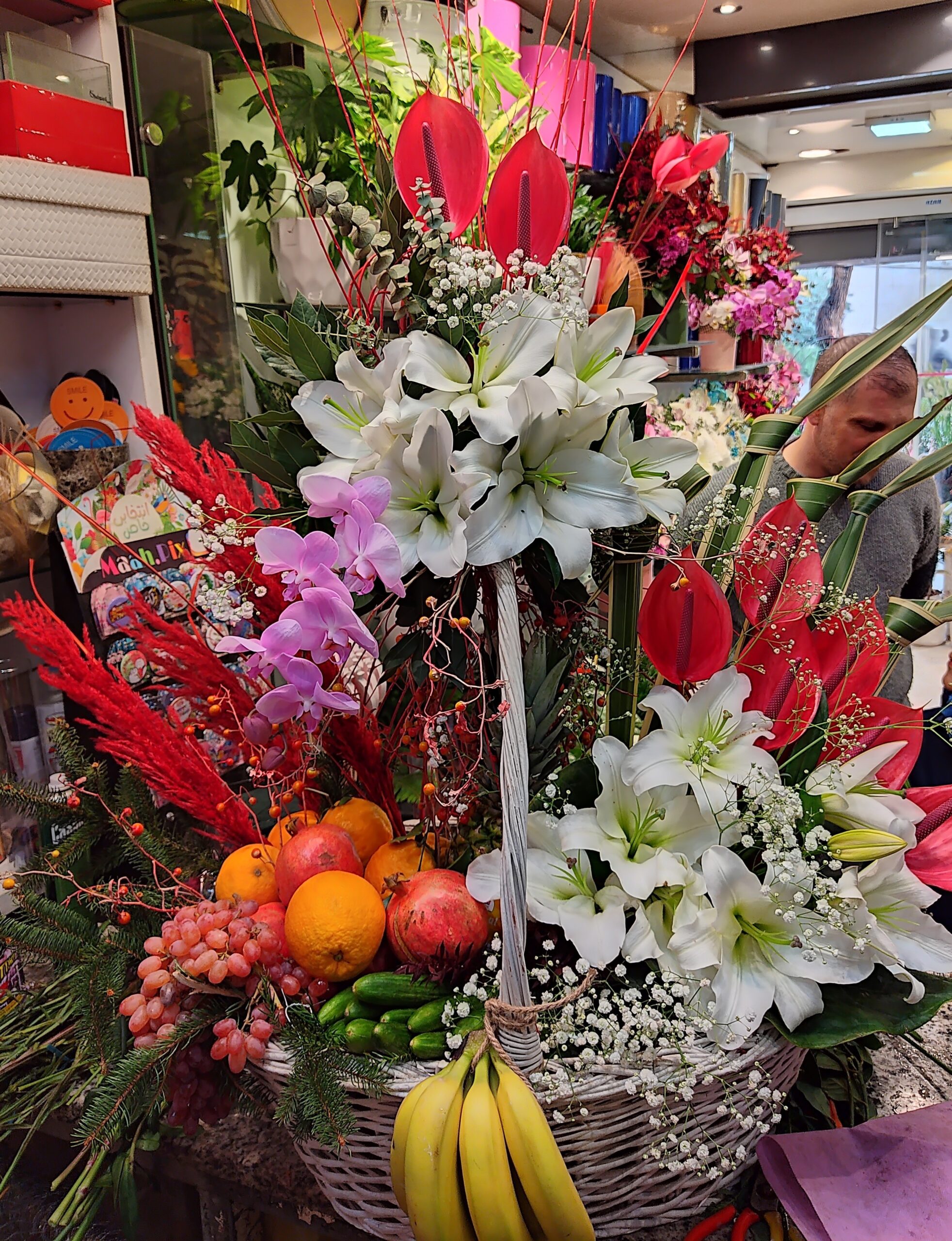 سبد گل یلدا کد 01